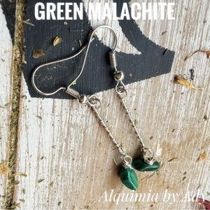 Alquimia Green Malachite Earrings